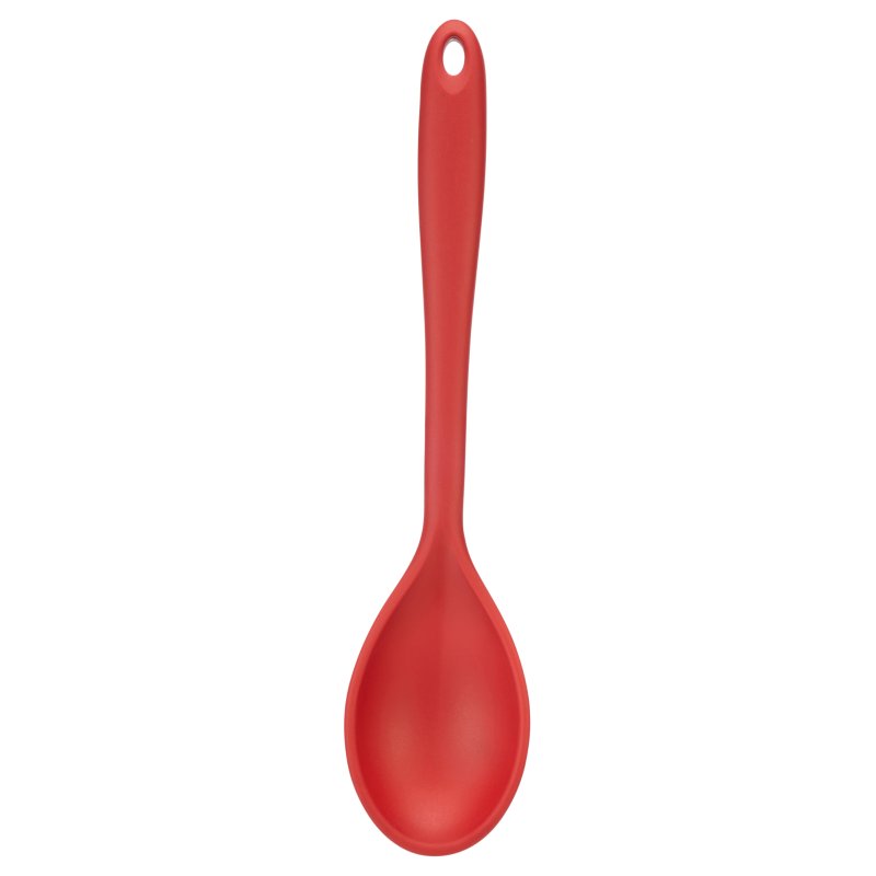 Fusion Fusion Twist Silicone Solid Spoon Red