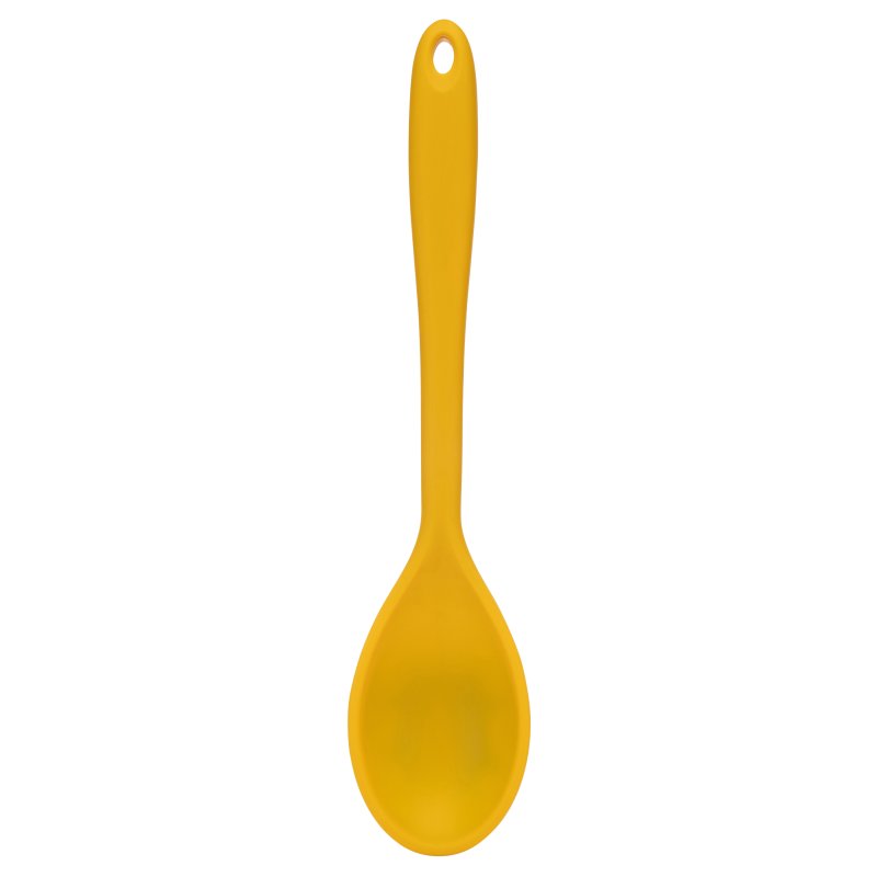 Captivate Fusion Twist Silicone Solid Spoon Yellow