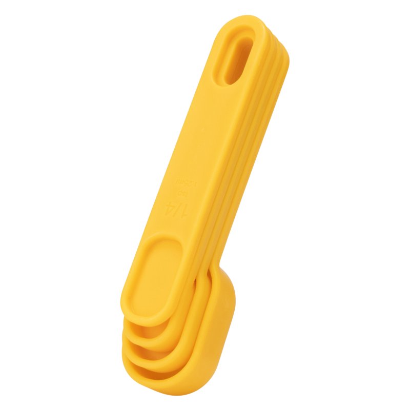 Captivate Fusion Twist Measuring Spoons Yellow