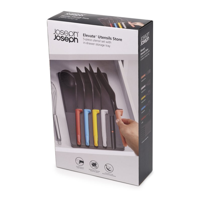 Joseph Joseph Elevate 5-piece In-drawer Utensil Set | Aldiss