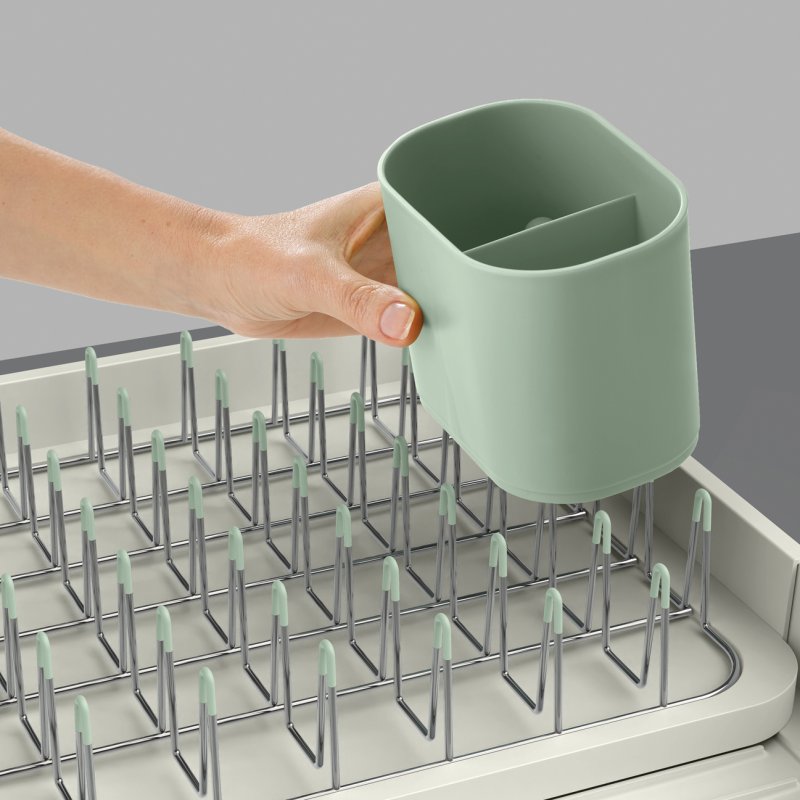 Joseph Joseph Light Stone Sage Extend expandable Dish Rack Aldiss
