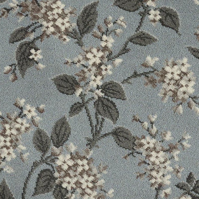 Brintons Laura Ashley In Agnes Smoke Blue Carpet