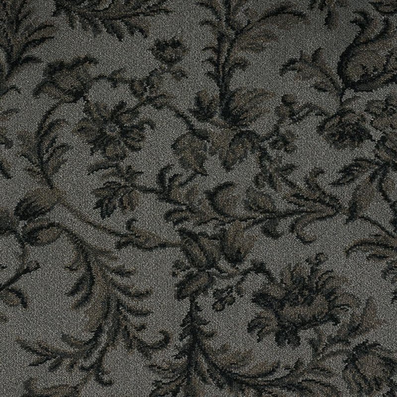 Brintons Laura Ashley In Ironwork Scroll Charcoal Carpet