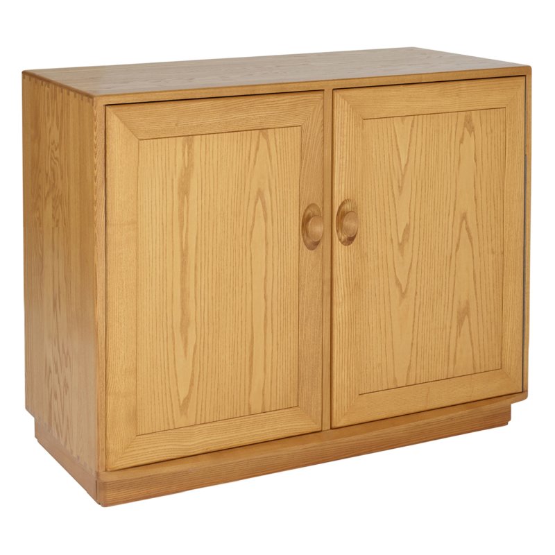 Ercol Windsor 2 Door Cabinet Angled