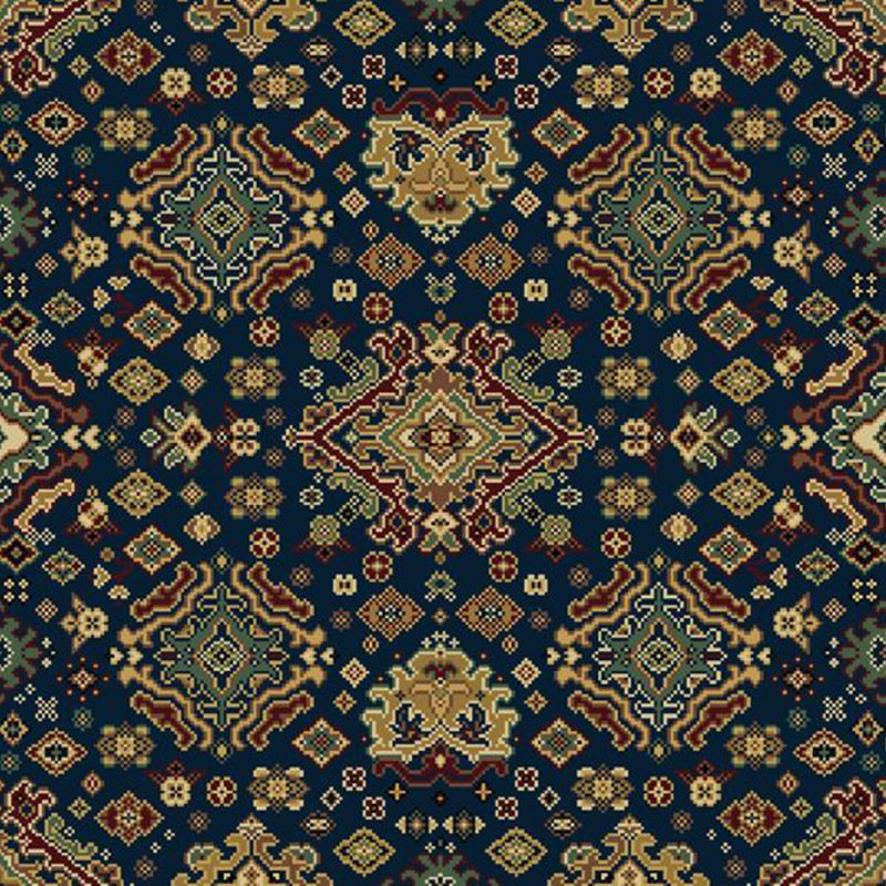 Hugh Mackay New Barington In Inca Navy Carpet