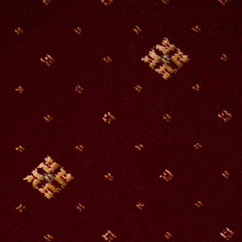Hugh Mackay Prince Bishop In Crown Burgundy Carpet