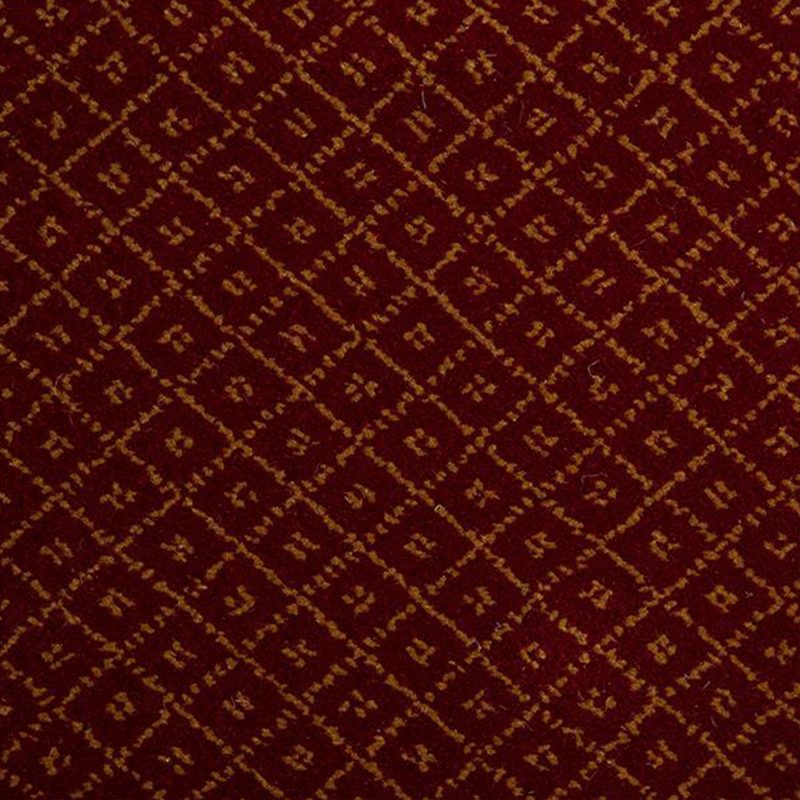 Hugh Mackay Prince Bishop In Trellis Burgundy Carpet