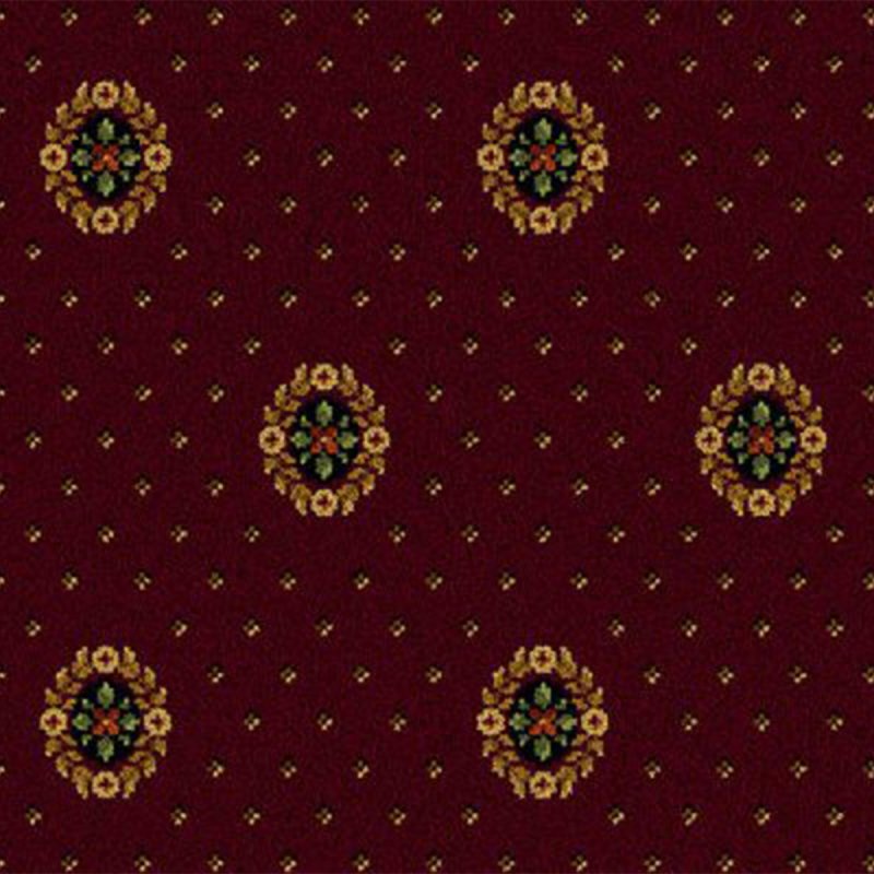 Ulster Sheriden In Cameo Bordeaux Carpet