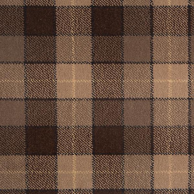 Hugh Mackay Tartan Collection In Tartan Earth Carpet