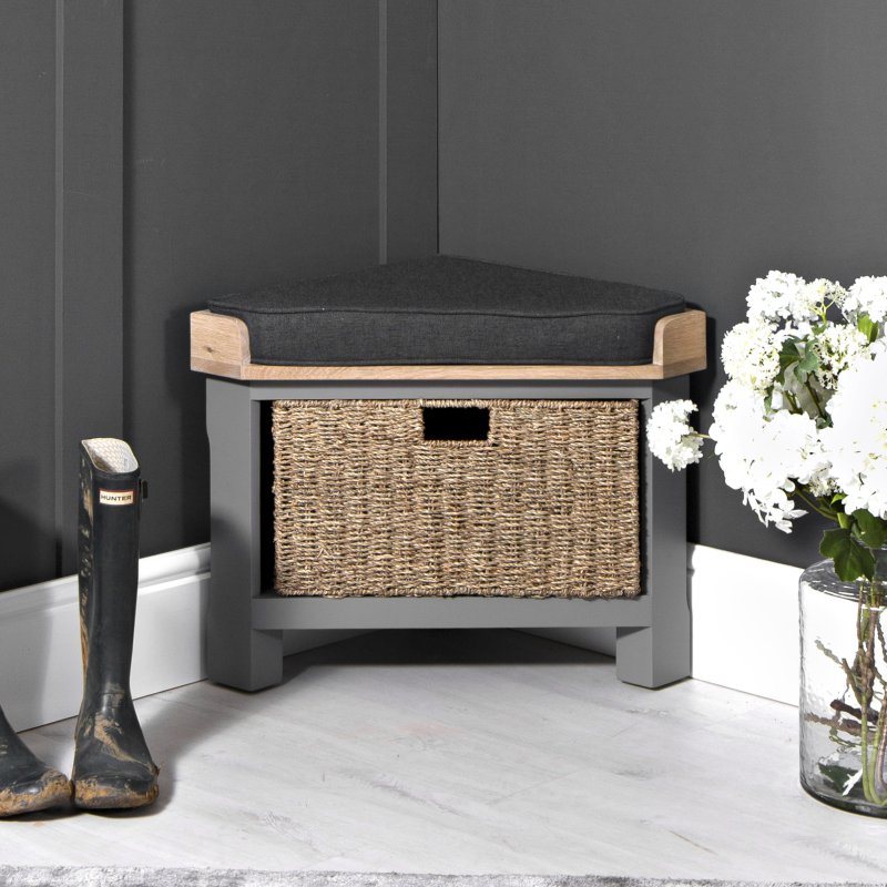 Corner table for stair sales landing