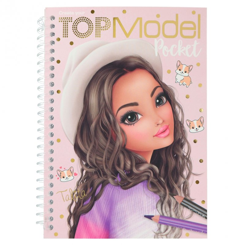 Topmodel Pocket Colouring Book