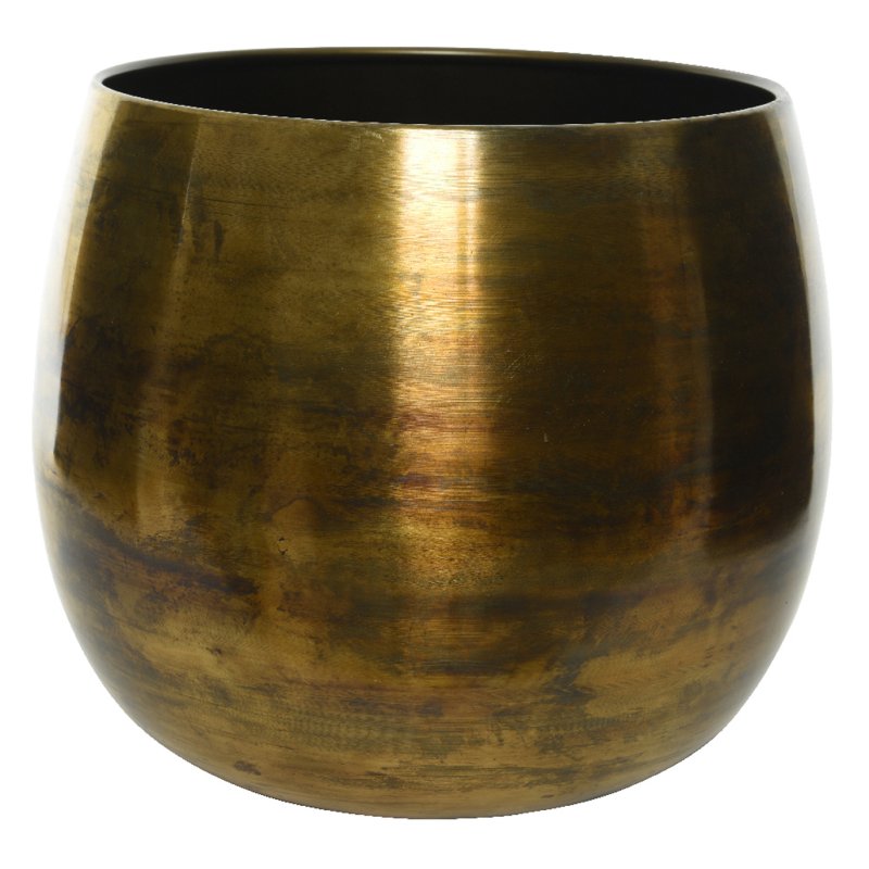 Kaemingk Gold Iron Planter