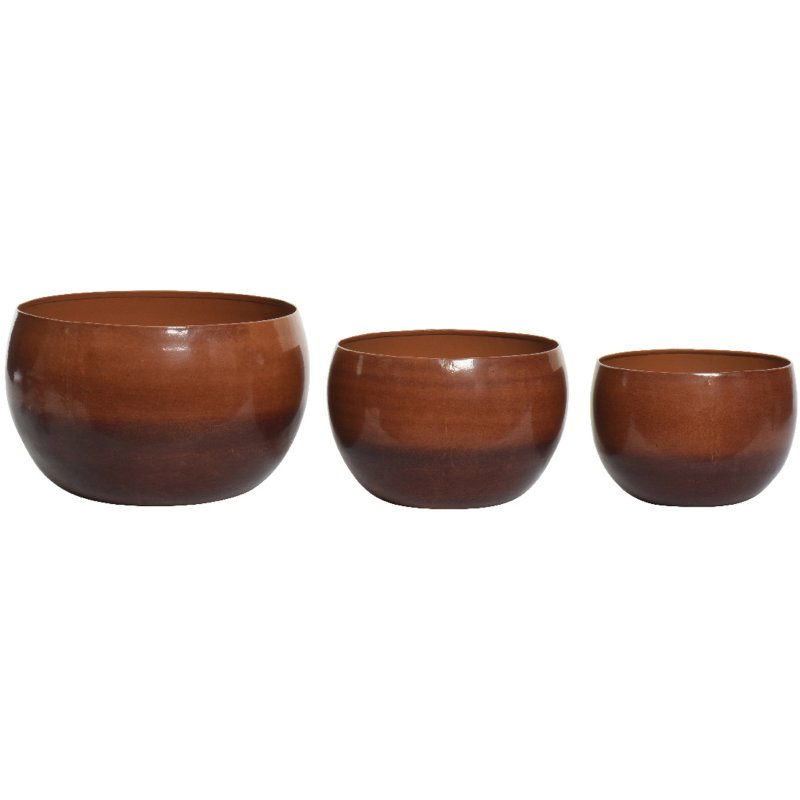 Kaemingk Terracotta Iron Planter