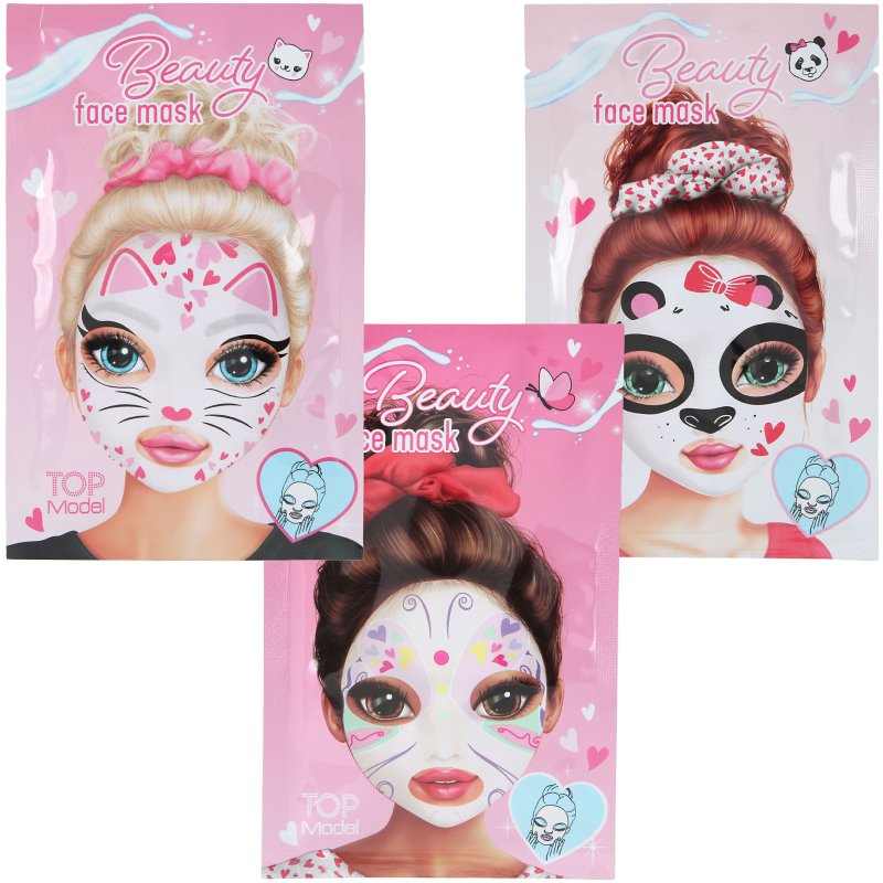 TOPModel Beauty Girl Face Mask Bags