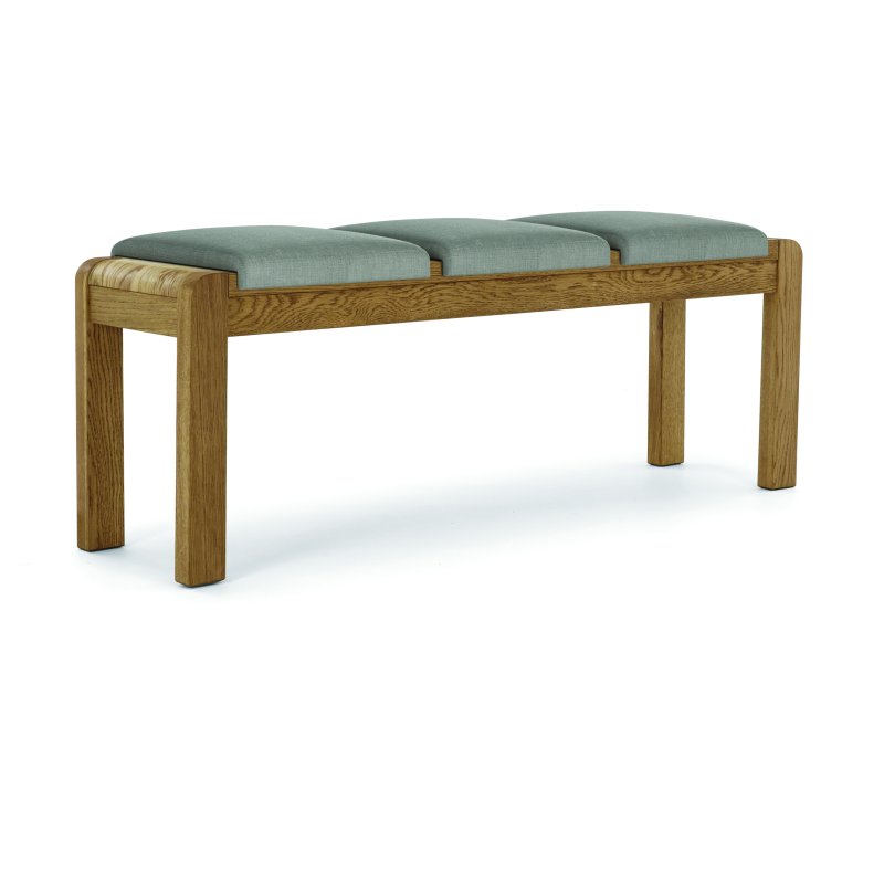 Corndell Fenwick Dining Bench Cushion in Linen - Set of 3