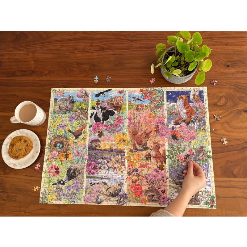 Gibsons | Through The Seasons 1000Pc Jigsaw Puzzle | Aldiss