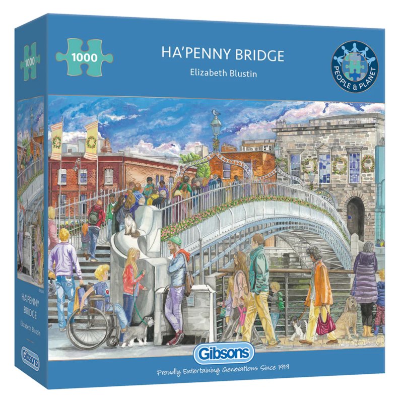 Gibsons HaPenny Bridge 1000Pc Puzzle
