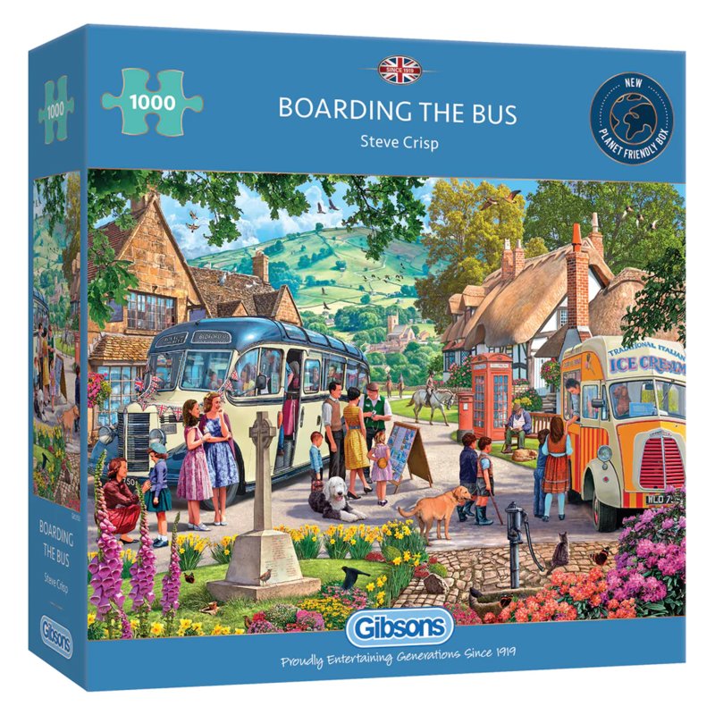 Gibsons Boarding The Bus 1000Pc Puzzle