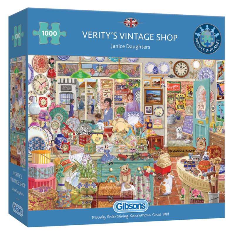 Gibsons Veritys Vintage Shop 1000Pc Puzzle