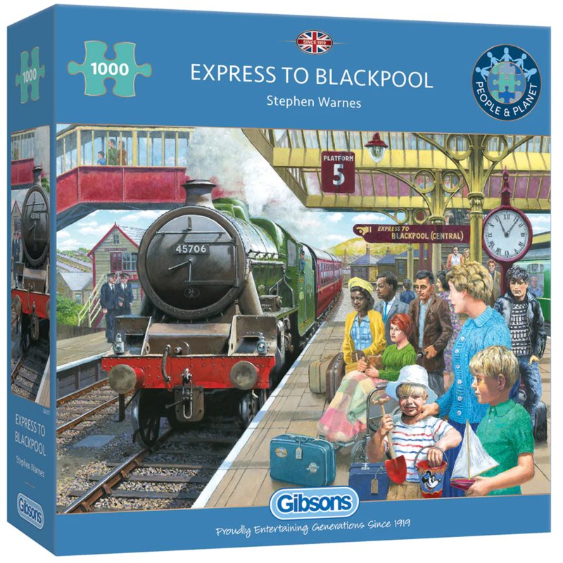 Gibsons Express To Blackpool 1000Pc Puzzle