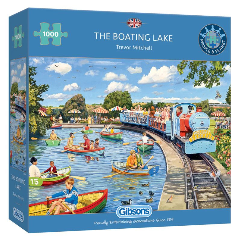 Gibsons The Boating Lake 1000Pc Puzzle