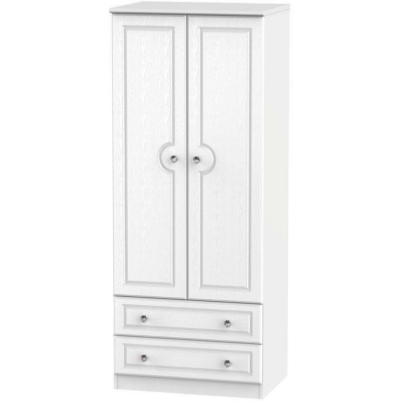 Krystal 2ft6in 2 Drawer Wardrobe