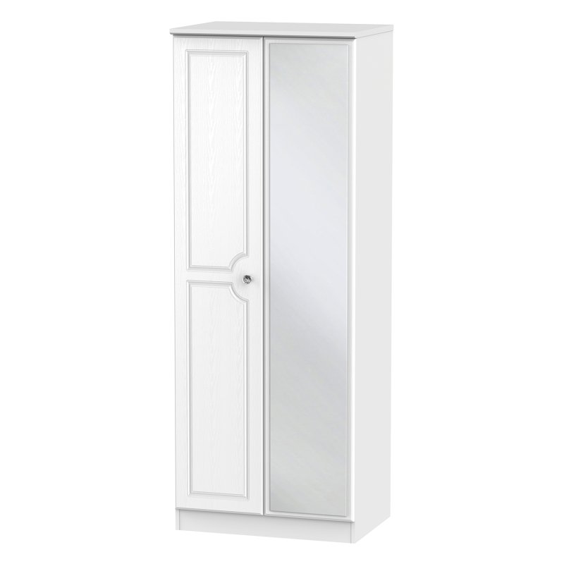 Krystal Tall 2ft6in Mirror Wardrobe