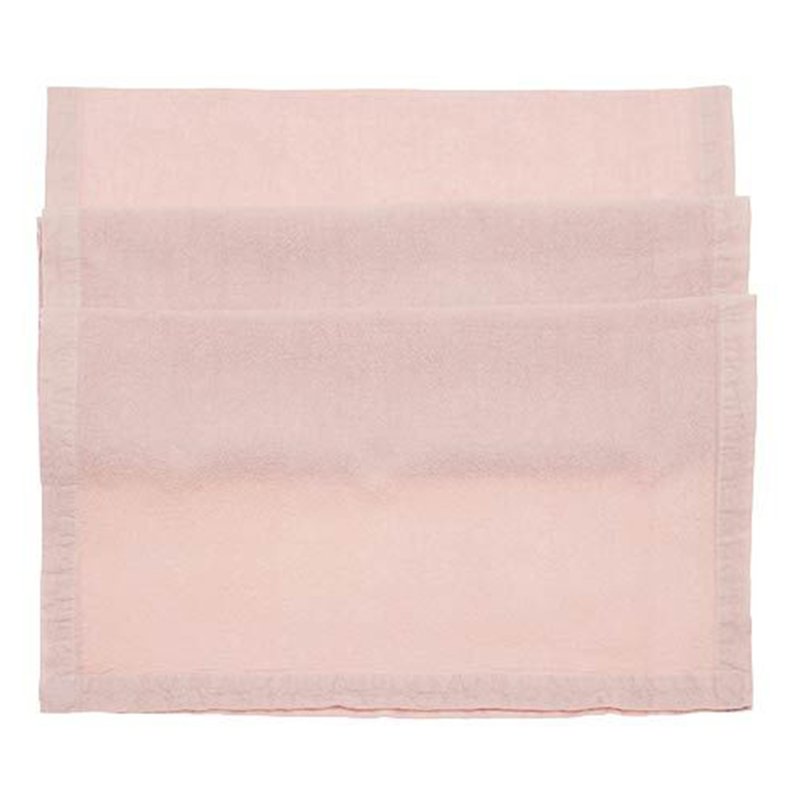 Walton & Co Walton & Co Soft Wash Runner Pale Pink
