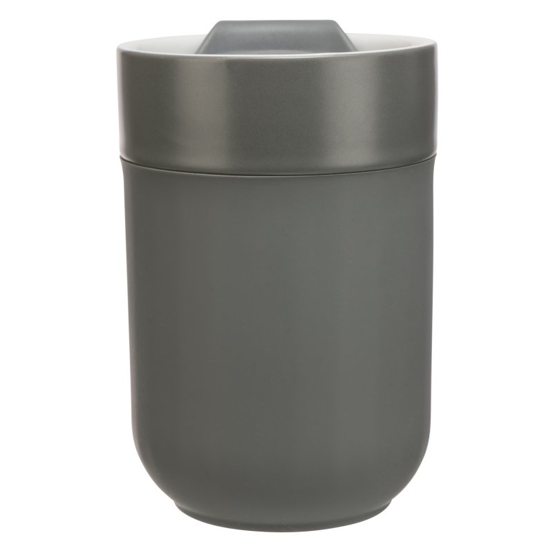 Siip 300ml soft touch grey travel mug