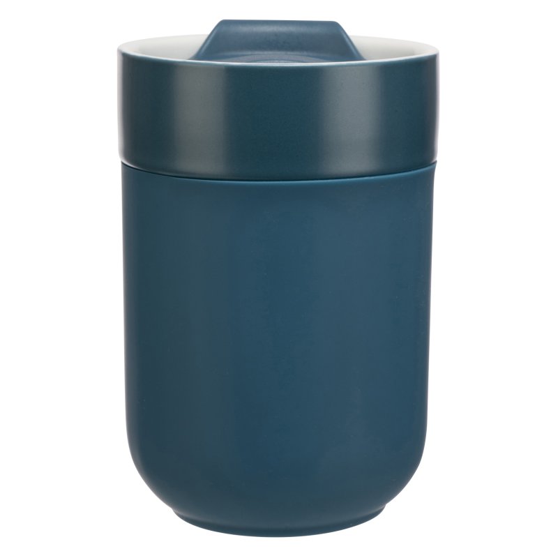 Siip 300ml soft touch navy travel mug