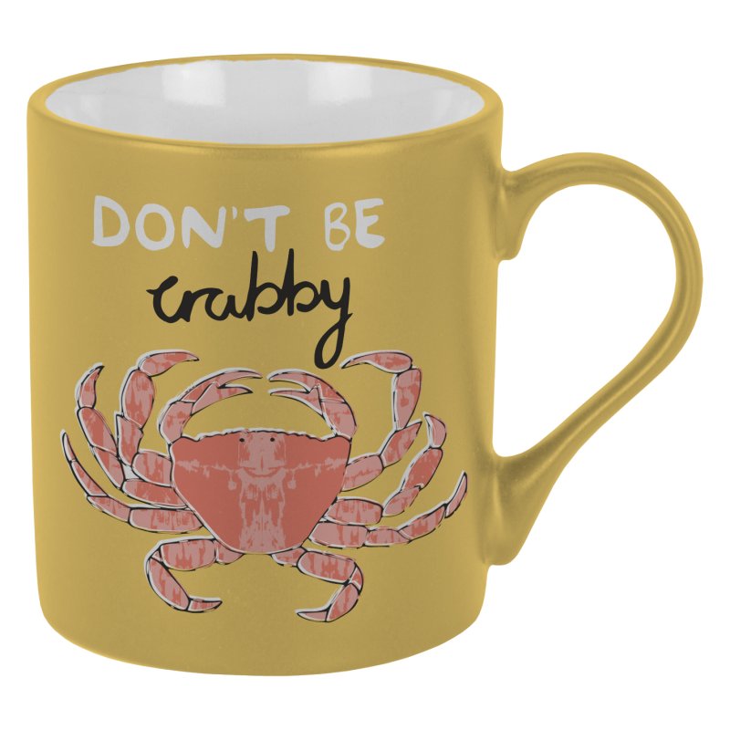 Siip don't be crabby mug