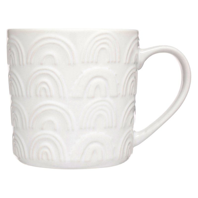 Siip embossed mug rainbow