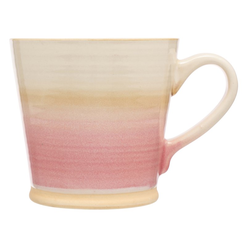 Siip gradient reactive glaze mug pink