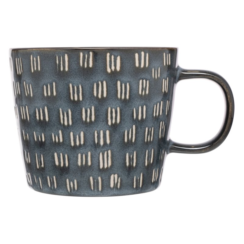 Siip reactive glaze lined mug navy