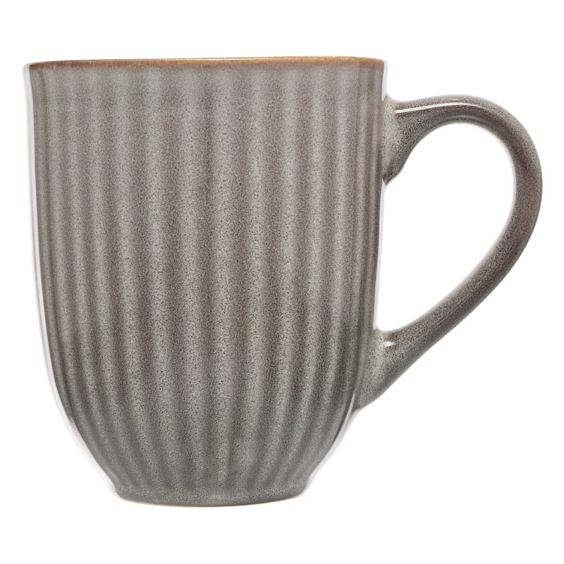 Siip ribbed mug dark grey