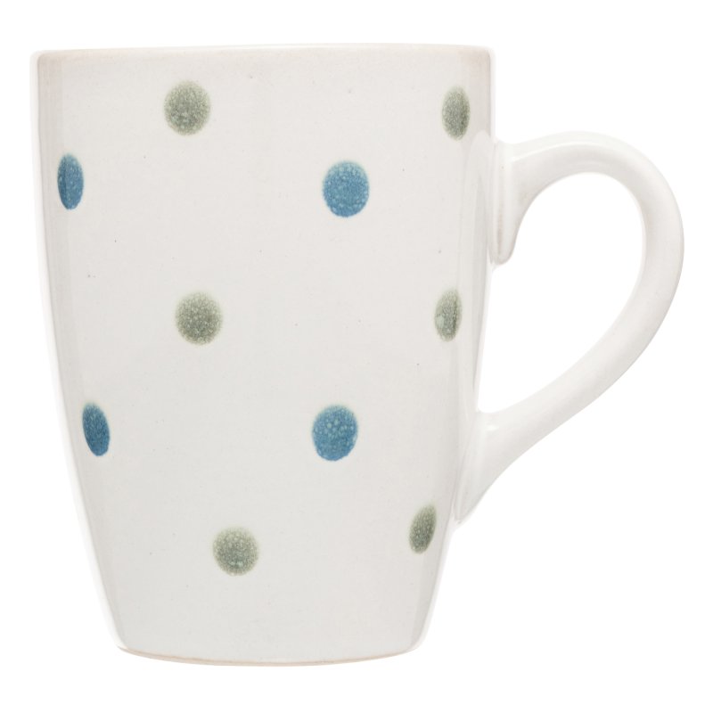 Siip reactive glaze spot mug blue & green