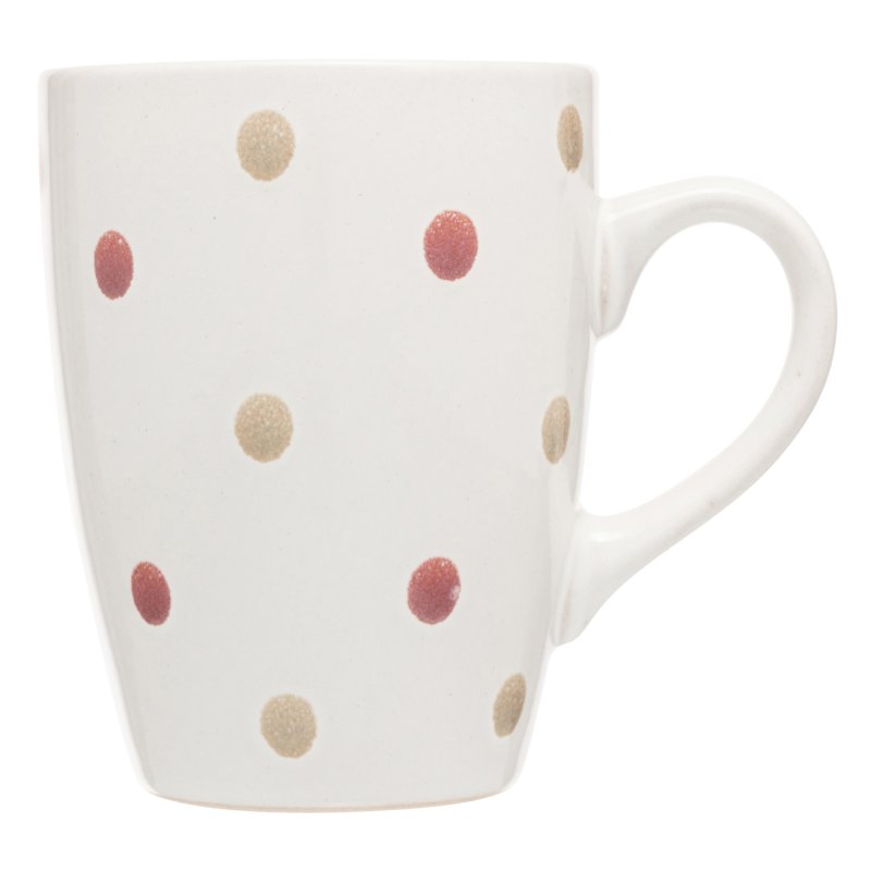 Siip reactive glaze spot mug pink & orange