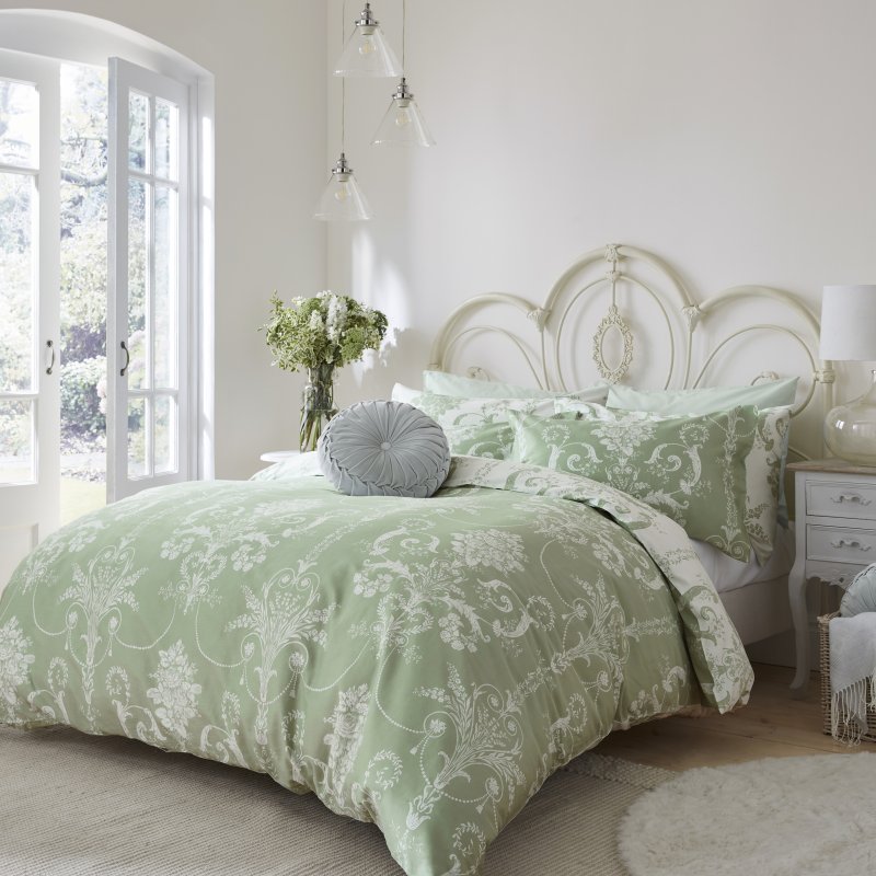 Laura Ashley Laura Ashley Josette Fresh Green Duvet Cover Set