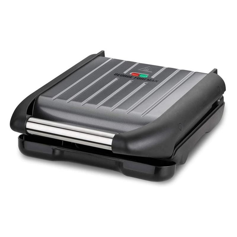 George Foreman George Foreman Small Steel Grill Grey