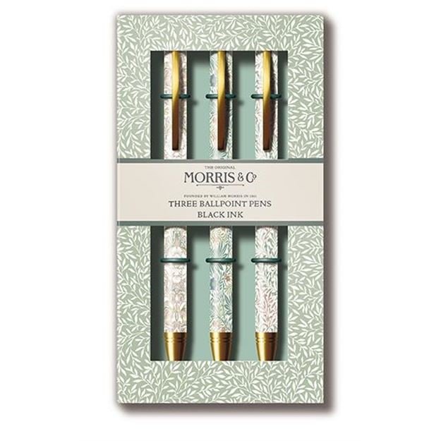 Morris & Co William Morris 3 Pen Set Boxed