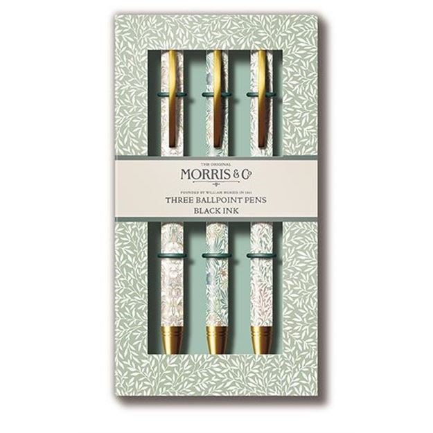 Morris & Co William Morris 3 Pen Set Boxed