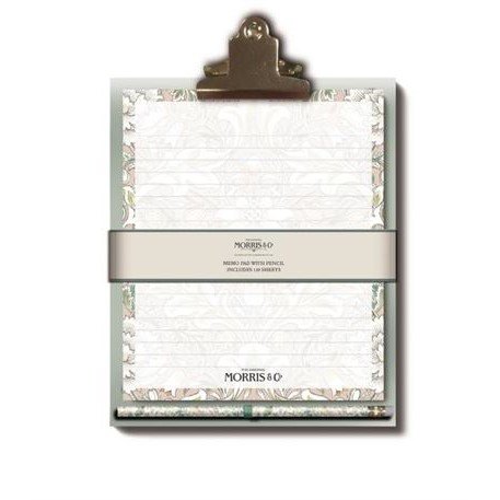 Morris & Co William Morris Clipboard Memo Pad