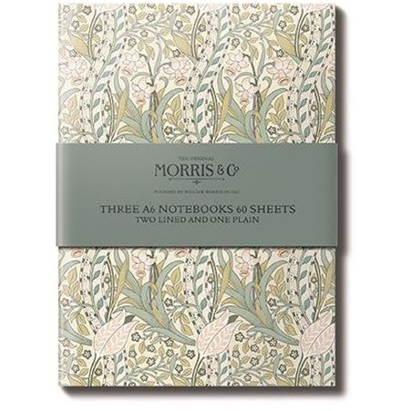 Morris & Co William Morris A6 Notebook Set