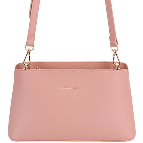 David Jones, Pink Zip Shoulder Bag