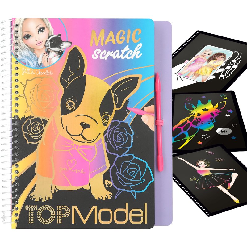 Topmodel Magic-Scratch Book front cover