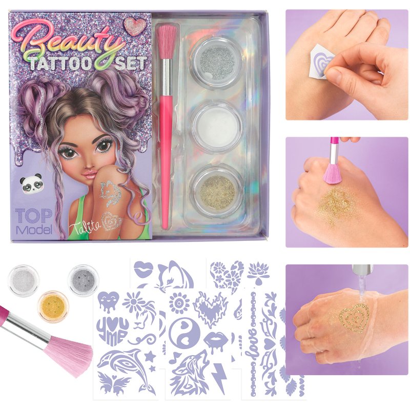 Topmodel Glitter Tattoo Set Beauty and Me