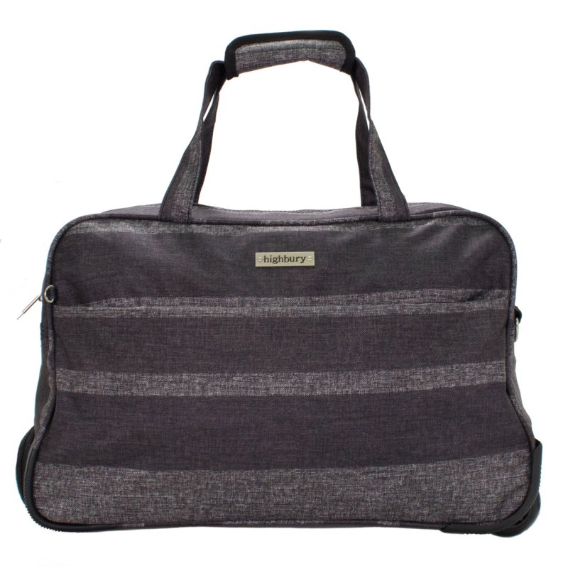 Highbury Grey Cabin Trolley Case front view