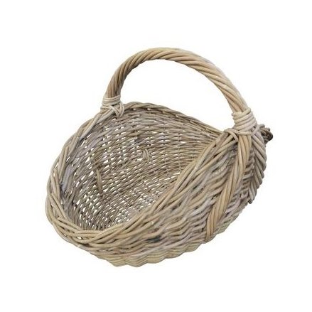 Glenweave Glenweave Oval Potato Basket with Hoop Handle