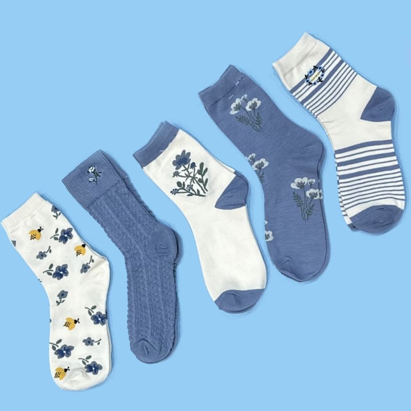 Zelly Zelly Blue Socks