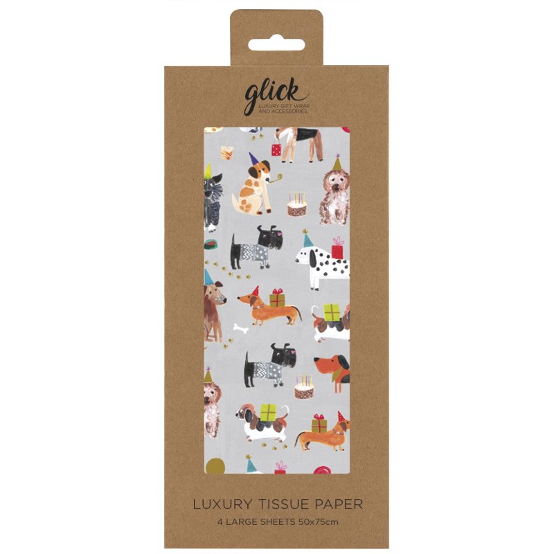 Glick Grey Tails Tissue Paper packaging